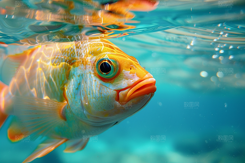 海洋鱼类环保海底世界摄影图