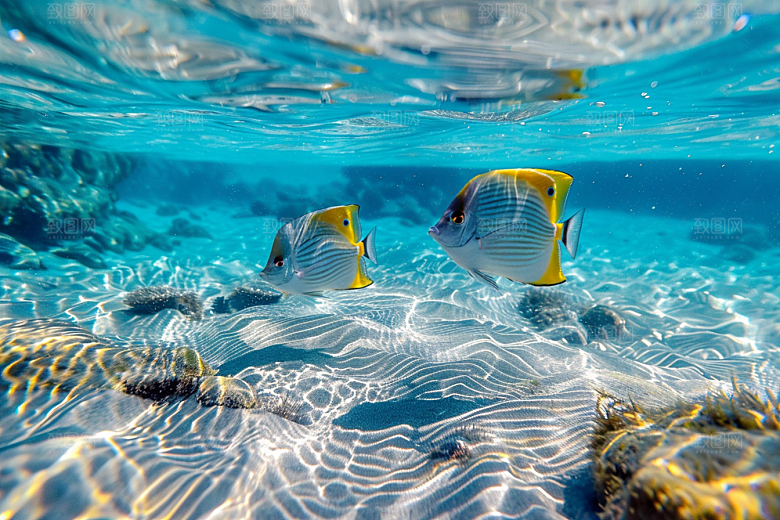 海洋鱼类环保海水摄影图