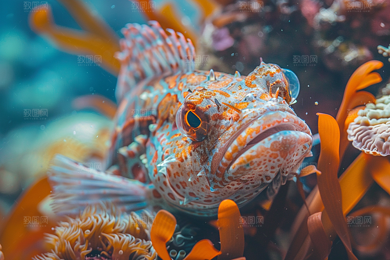 海洋鱼类海鱼缤纷摄影图