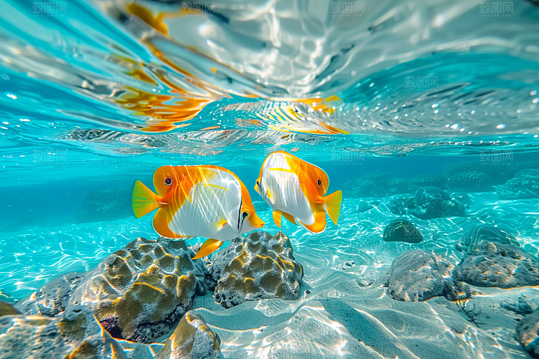 海洋鱼类海鱼环保摄影图