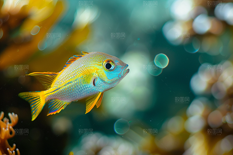 海洋鱼类海鱼海水摄影图