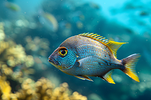 海洋鱼类高清彩色摄影图