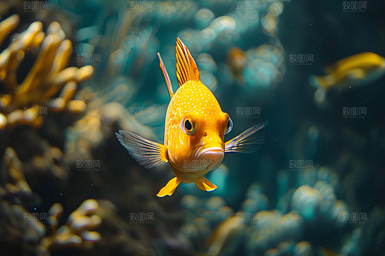 海洋鱼类高清热带鱼摄影图
