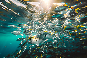 海洋鱼类海水海鱼摄影图
