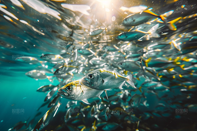 海洋鱼类海水海鱼摄影图