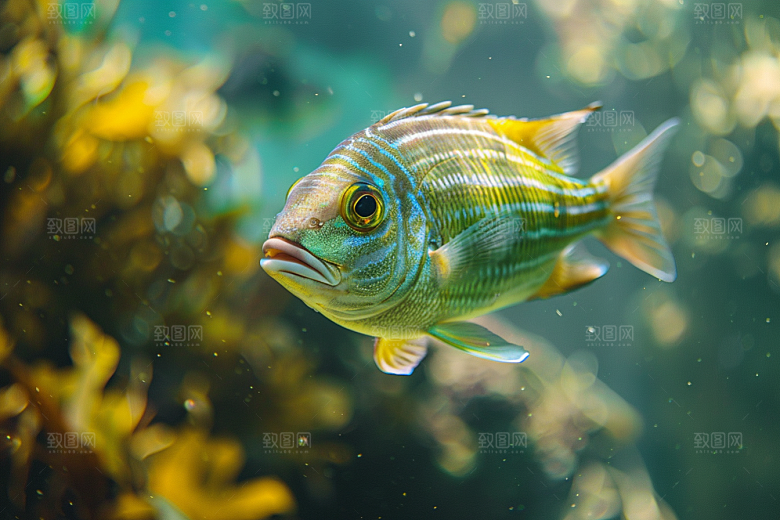 海洋鱼类环保海底世界摄影图