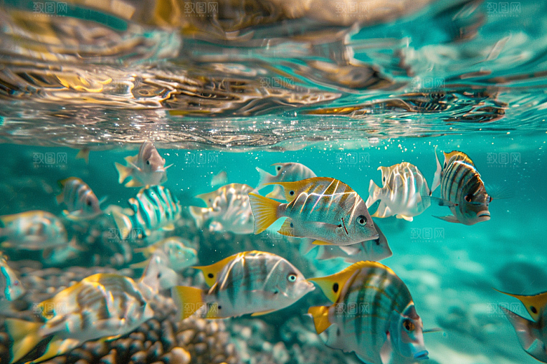 海洋鱼类海水海鱼摄影图
