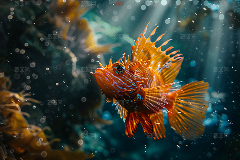 海洋鱼类海鱼热带鱼摄影图