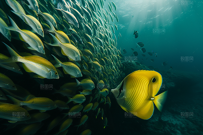 海洋鱼类热带鱼海鱼摄影图