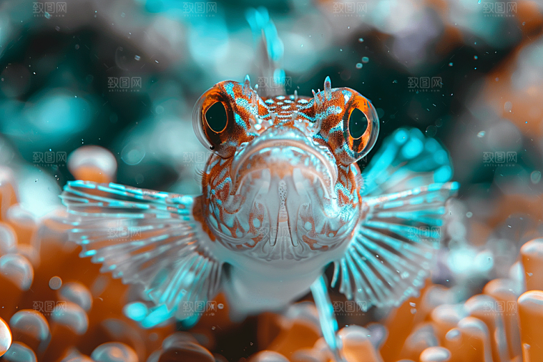 海洋鱼类高清浮潜摄影图
