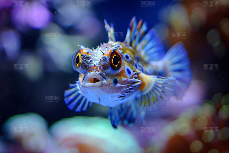 海洋鱼类海底世界大海摄影图