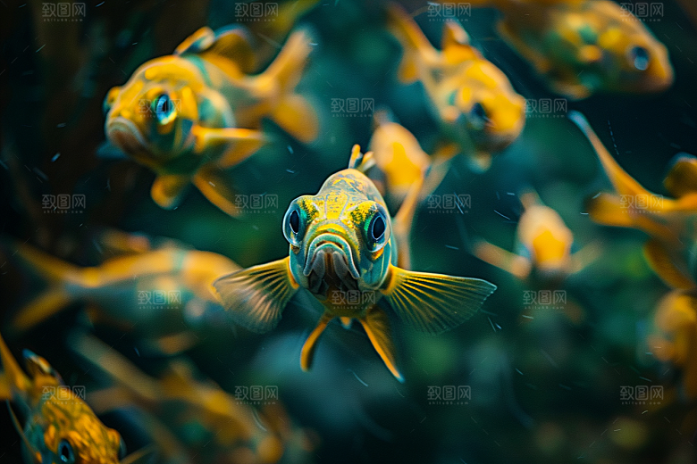海洋鱼类缤纷高清摄影图
