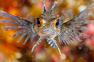 海洋鱼类缤纷环保摄影图