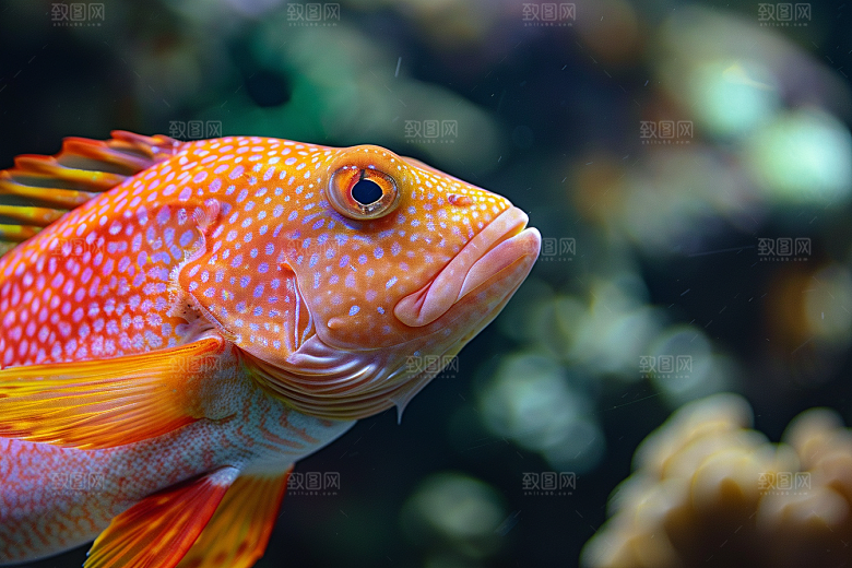 海洋鱼类大海海底世界摄影图