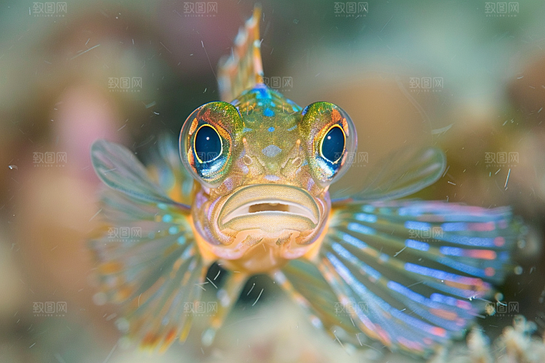 海洋鱼类海底世界海水摄影图