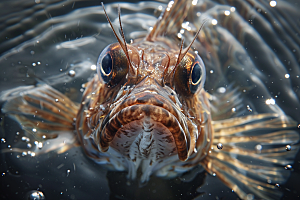 海洋鱼类环保自然摄影图