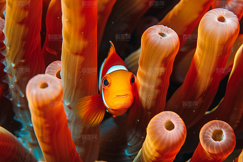 海洋鱼类热带鱼环保摄影图