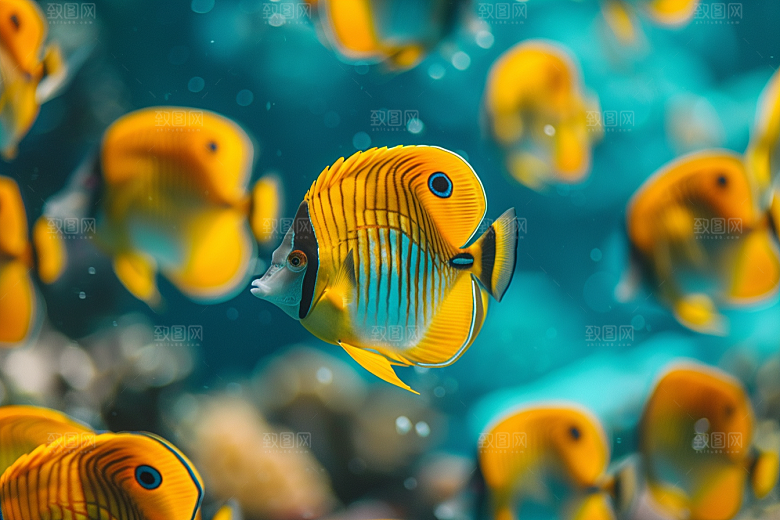 海洋鱼类高清海鱼摄影图