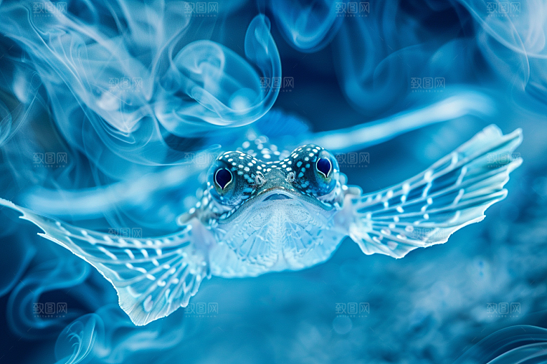 海洋鱼类浮潜珊瑚礁摄影图