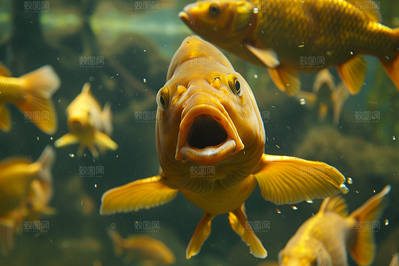 海洋鱼类环保大海摄影图