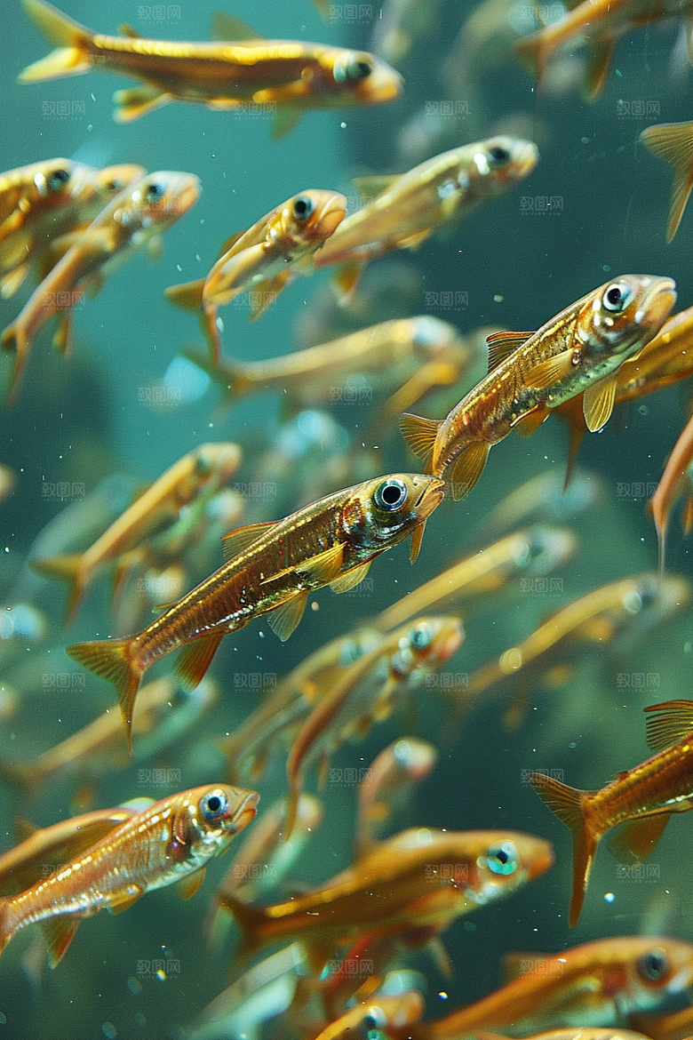 海洋鱼类浮潜大海摄影图