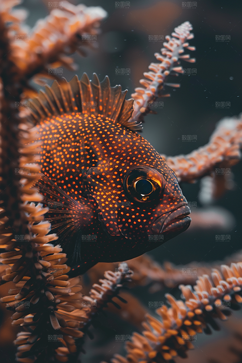 海洋鱼类缤纷海鱼摄影图
