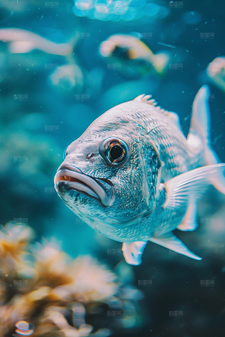 海洋鱼类海水大海摄影图