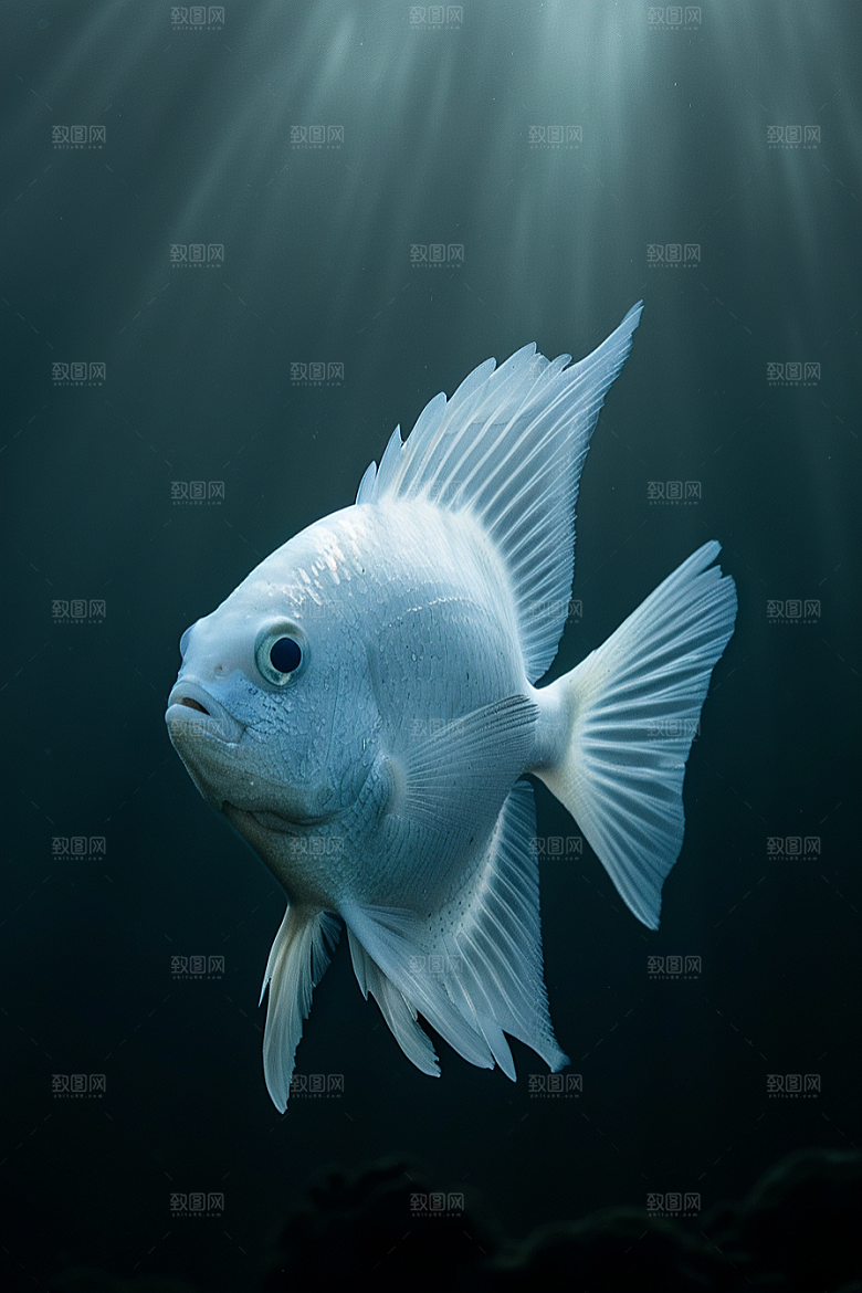 海洋鱼类珊瑚礁自然摄影图