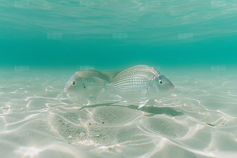 海洋鱼类大海海水摄影图