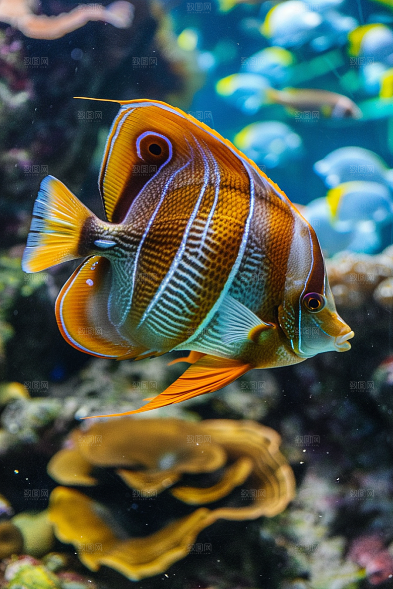 海洋鱼类大海海鱼摄影图