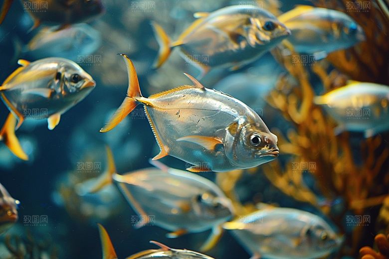 海洋鱼类海鱼海水摄影图