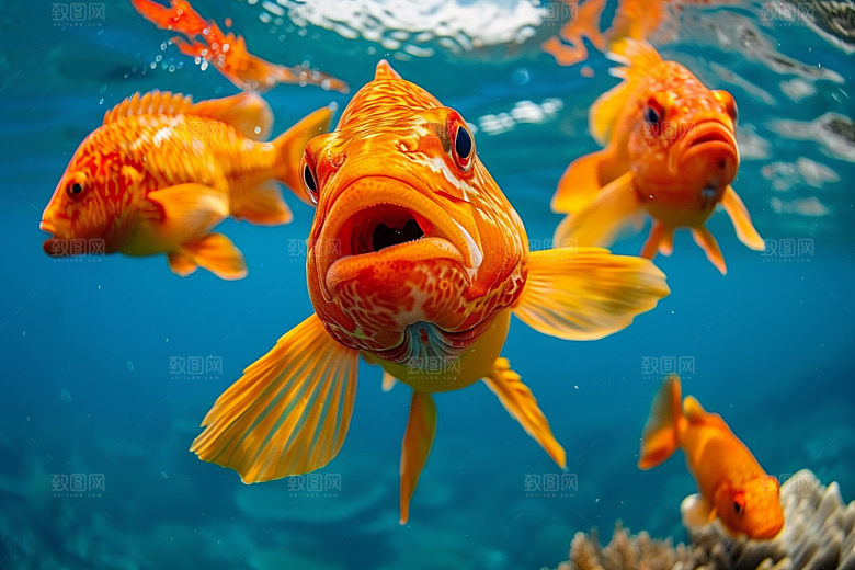 海洋鱼类海水海鱼摄影图