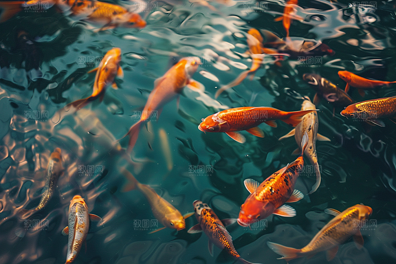 海洋鱼类自然大海摄影图