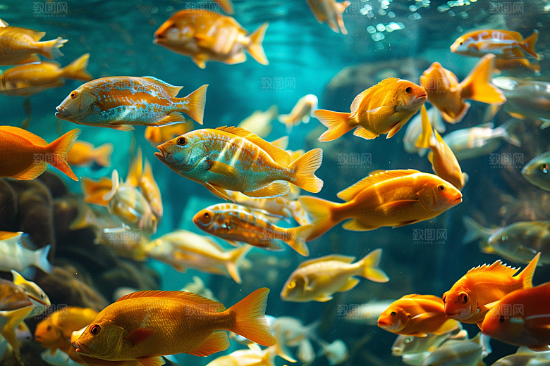海洋鱼类热带鱼海鱼摄影图