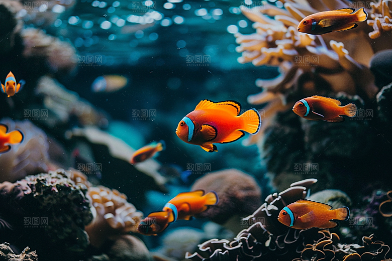 海洋鱼类热带鱼海鱼摄影图