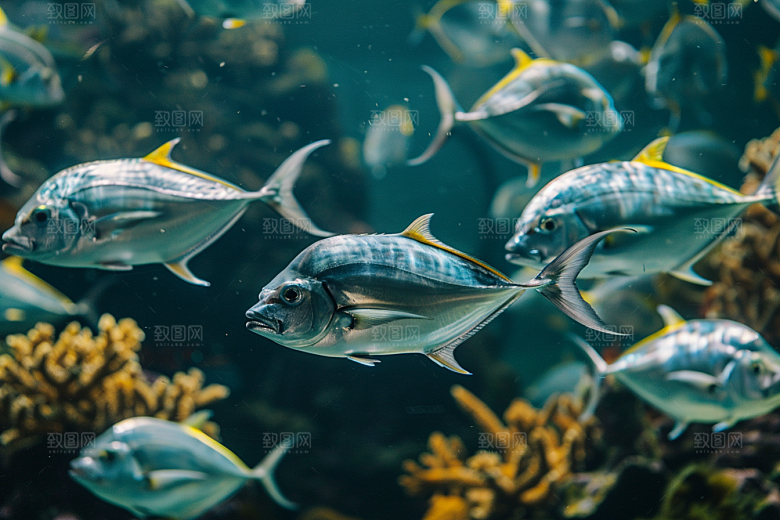 海洋鱼类海鱼海水摄影图