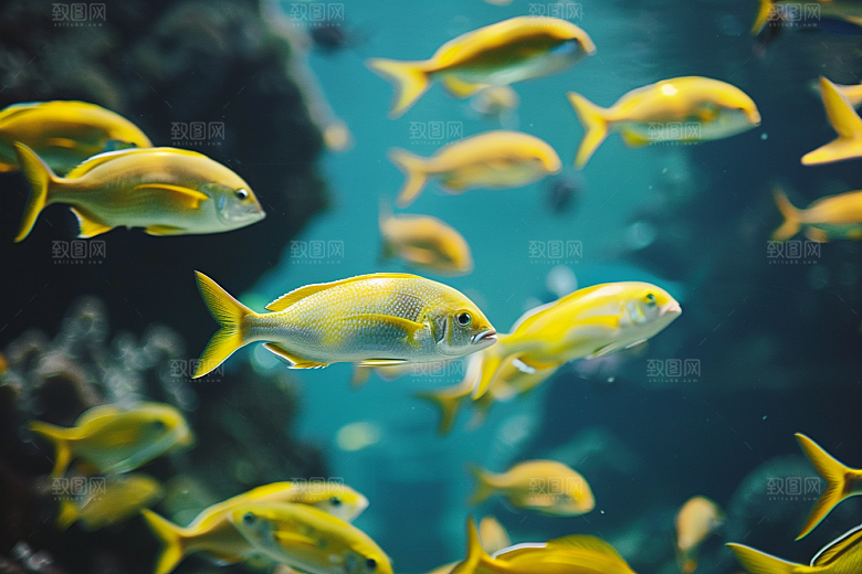 海洋鱼类环保海鱼摄影图