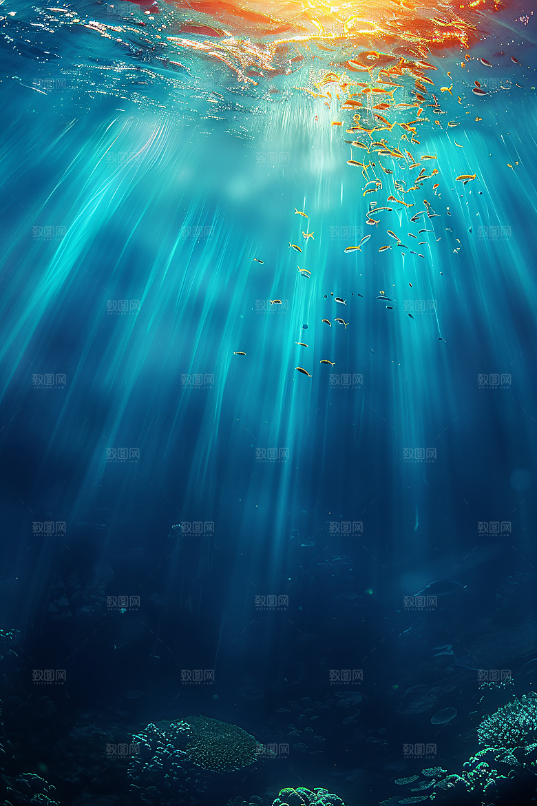 海洋鱼类海底世界热带鱼素材