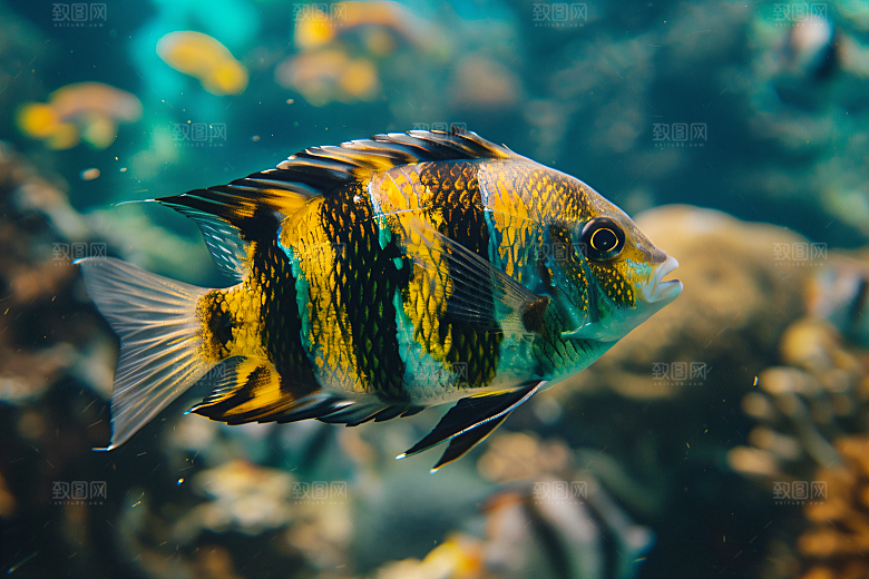 海洋鱼类海底世界热带鱼素材