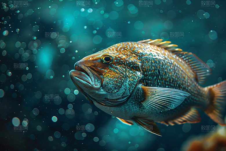 海洋鱼类缤纷浮潜素材