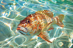海洋鱼类环保自然素材
