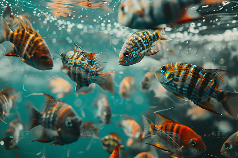 海洋鱼类海鱼热带鱼素材