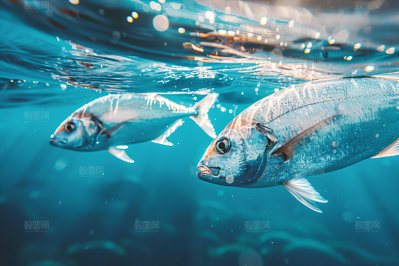 海洋鱼类高清大海素材