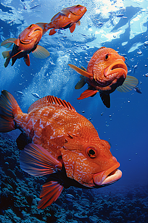 海洋鱼类海底世界海鱼素材