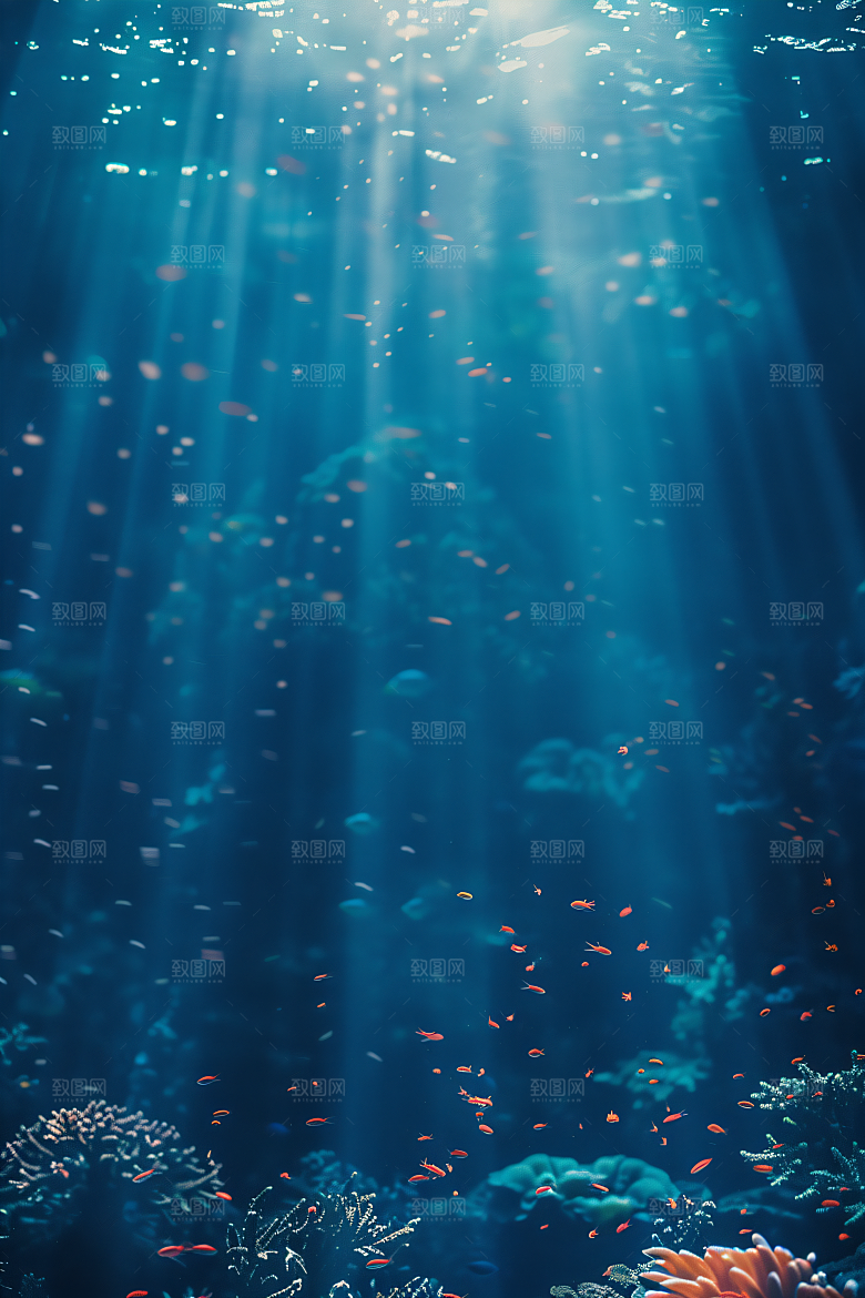 海洋鱼类海水高清素材