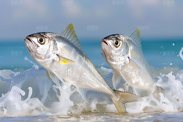 海洋鱼类自然彩色素材