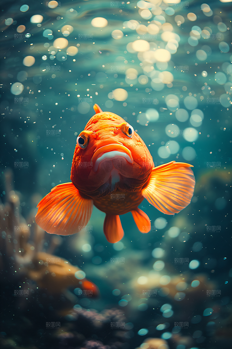 海洋鱼类环保珊瑚礁素材