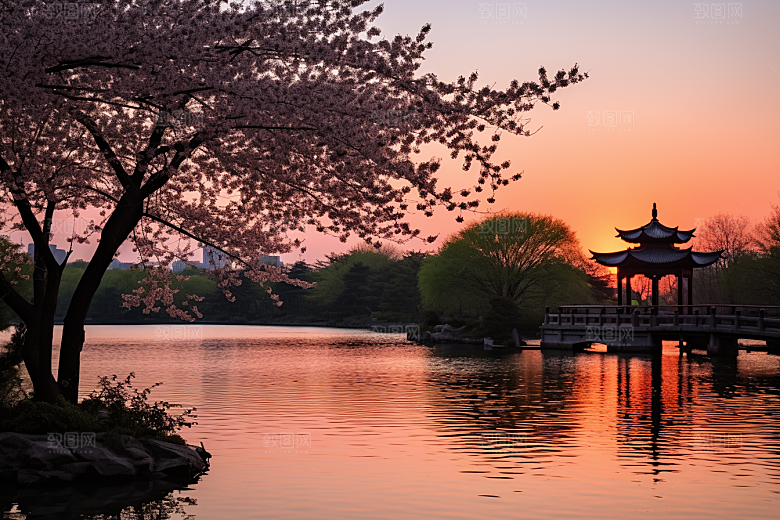 杭州城市风光旅游高清摄影图