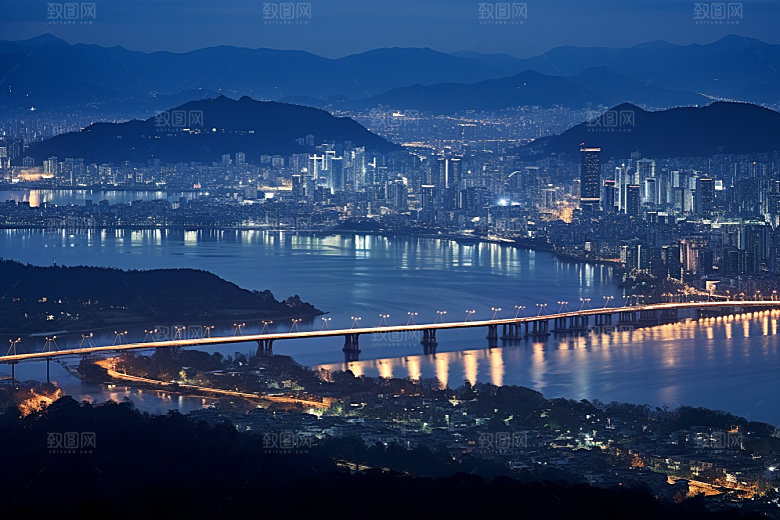杭州城市风光高清旅游摄影图