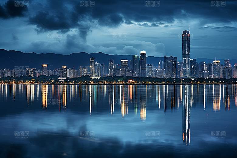 杭州城市风光旅行旅游摄影图